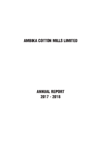 ACML Annual Report 2017-2018