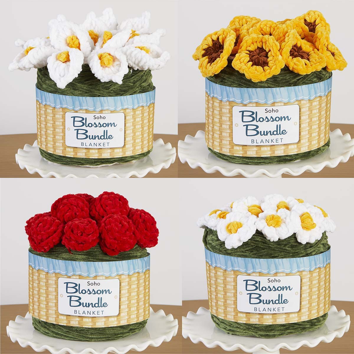 Soho™ Blossom Bundle Blanket Yarn-Buy all 4!