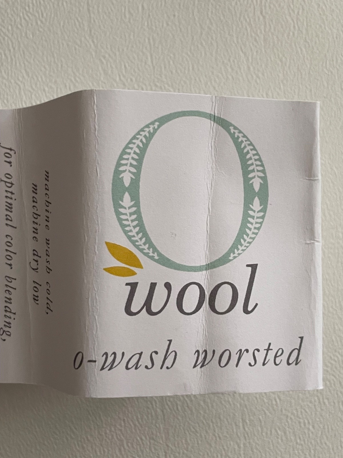 O-Wool O-Wash Yarn Pearly Mussel Beige 400 g Organic Merino Lot 4 229 yards ea