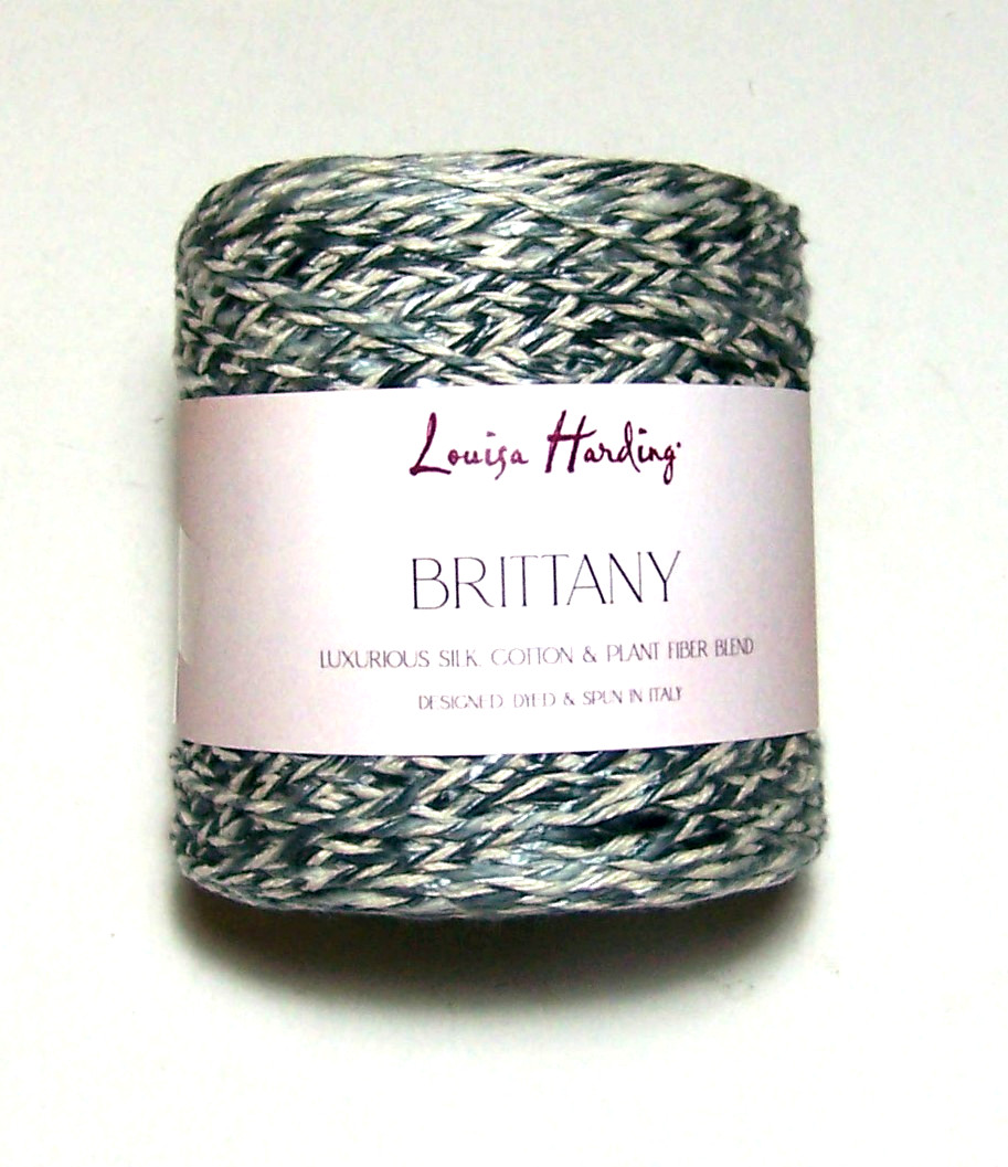Lot of 5 Balls of Louisa Harding BRITTANY Silk & Cotton dk yarn #108 TIDAL