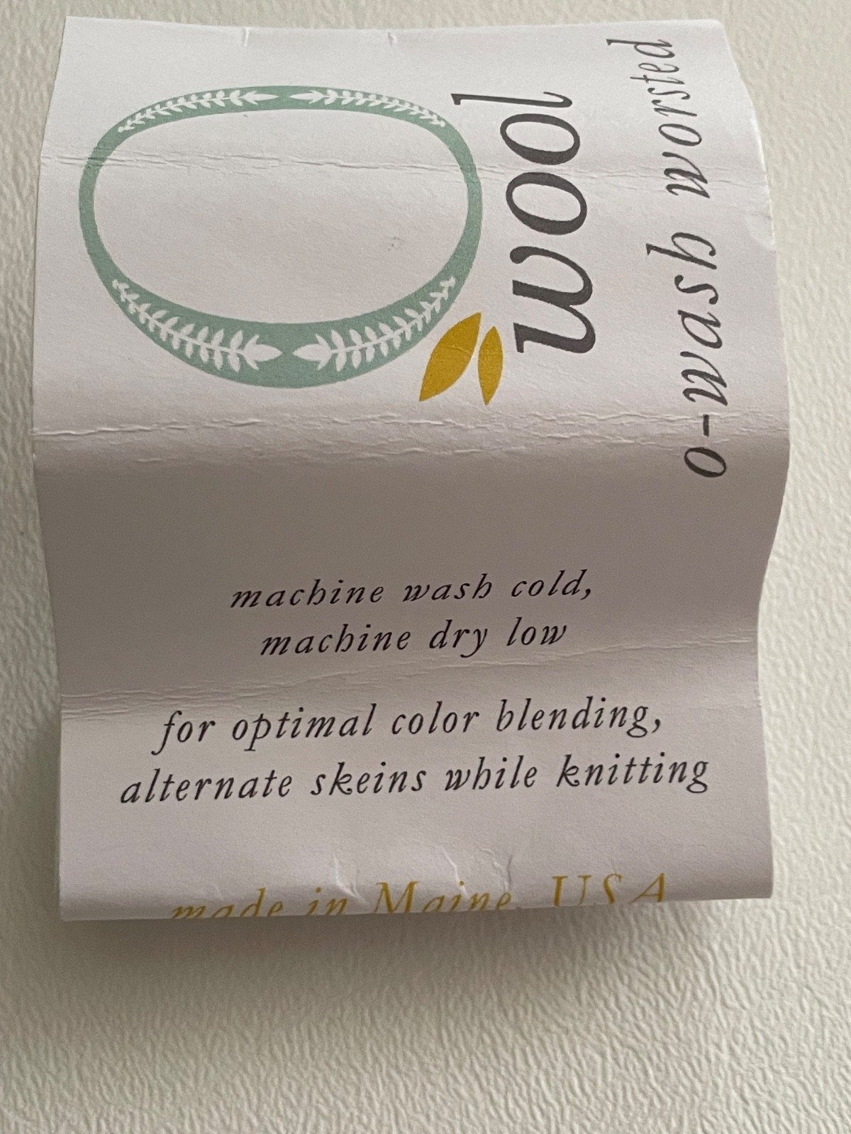 O-Wool O-Wash Yarn Pearly Mussel Beige 400 g Organic Merino Lot 4 229 yards ea