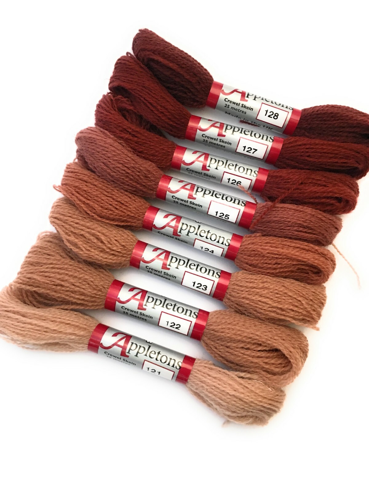 Sets of Appletons Wool Skeins Colour Range – Tapestry 4ply & Crewel 2ply yarn