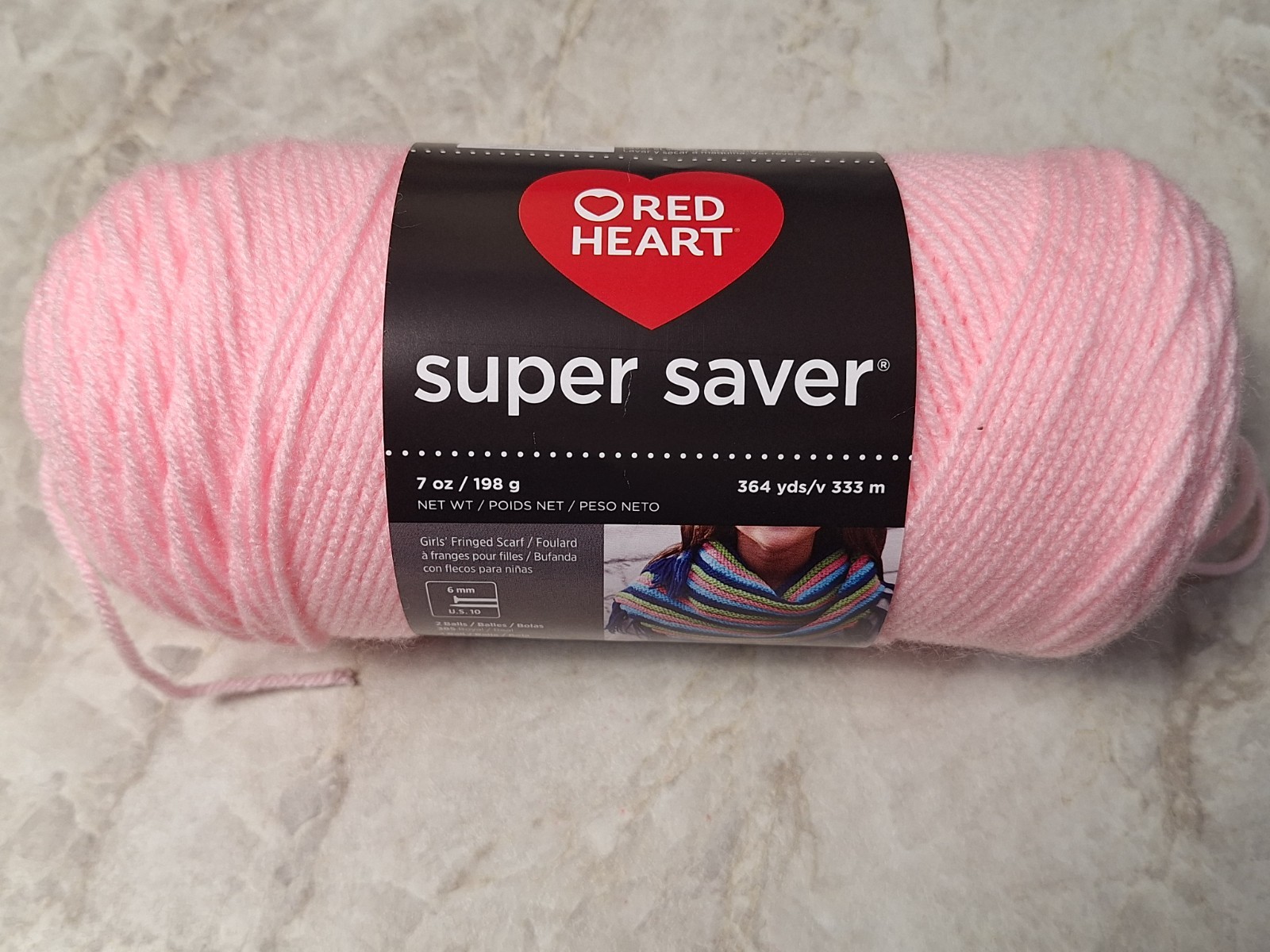 Red Heart Super Saver Stripe Yarn Clearance Royal Blue & Petal Pink More Colors