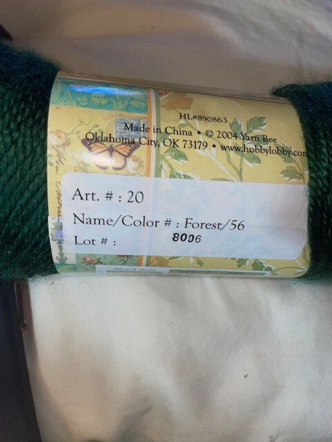 Yarn Bee Yarn SOFT SECRET – 6 oz / 170g / 370yd / 338m Acrylic