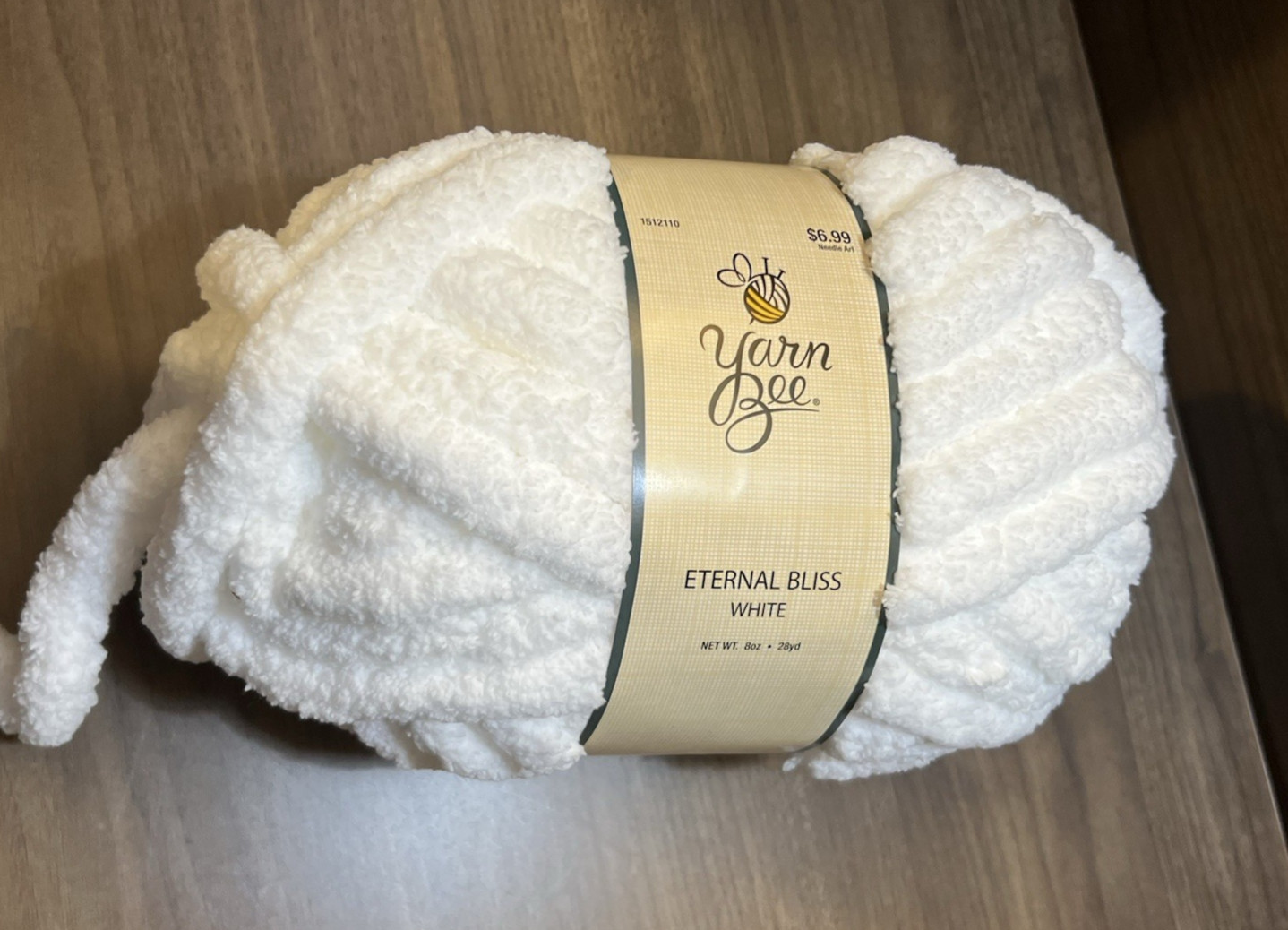 Yarn Bee ETERNAL BLISS Yarn WHITE 100 % Polyester 8oz/ 33yds