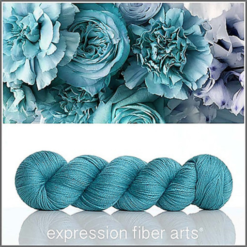 Expression Fiber Arts Blossom Fingering Yarn – choose the color