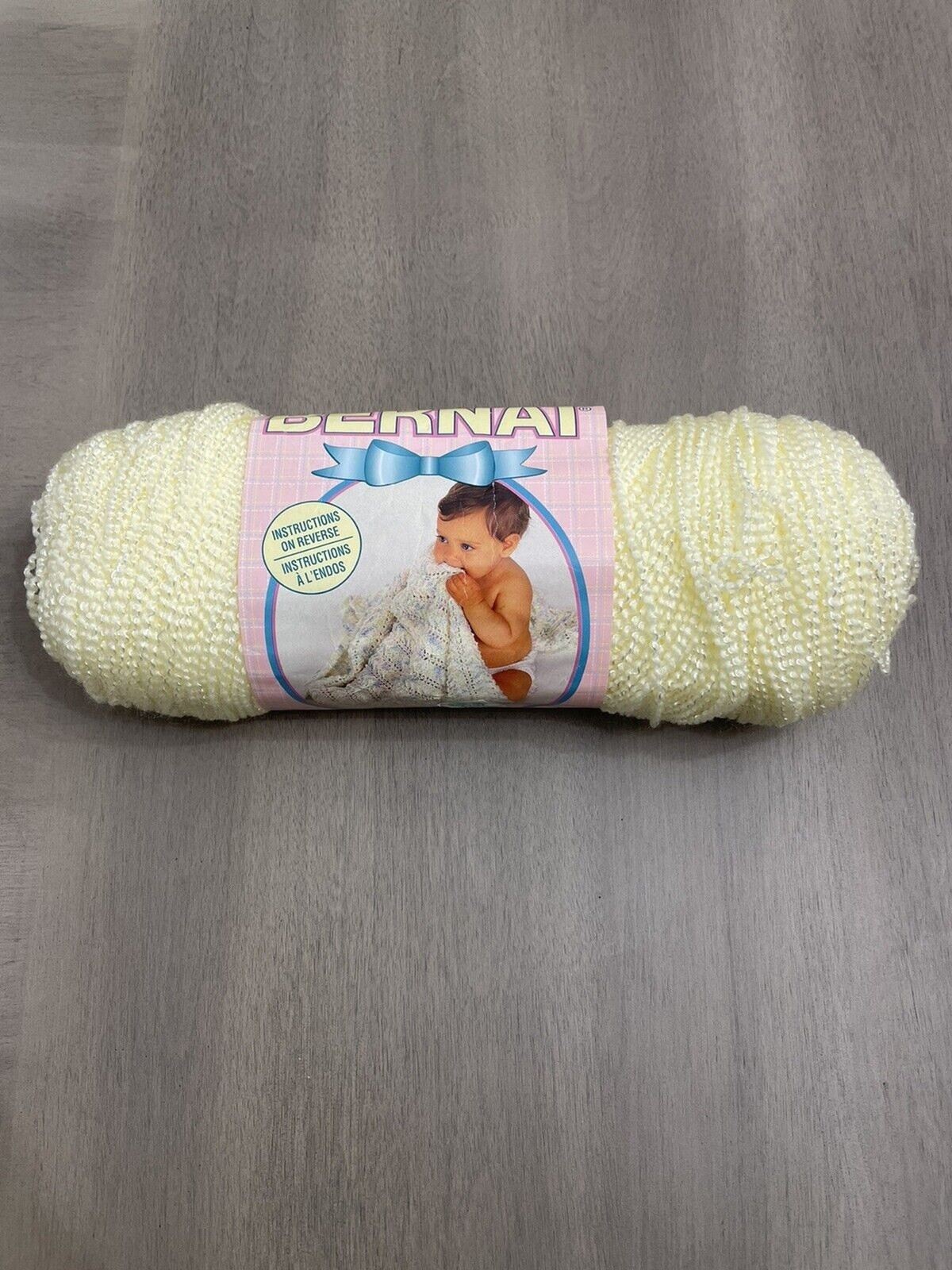 Bernat Baby Coordinates Yarn Lemon Custard Yellow Sports Weight 6 oz 170g