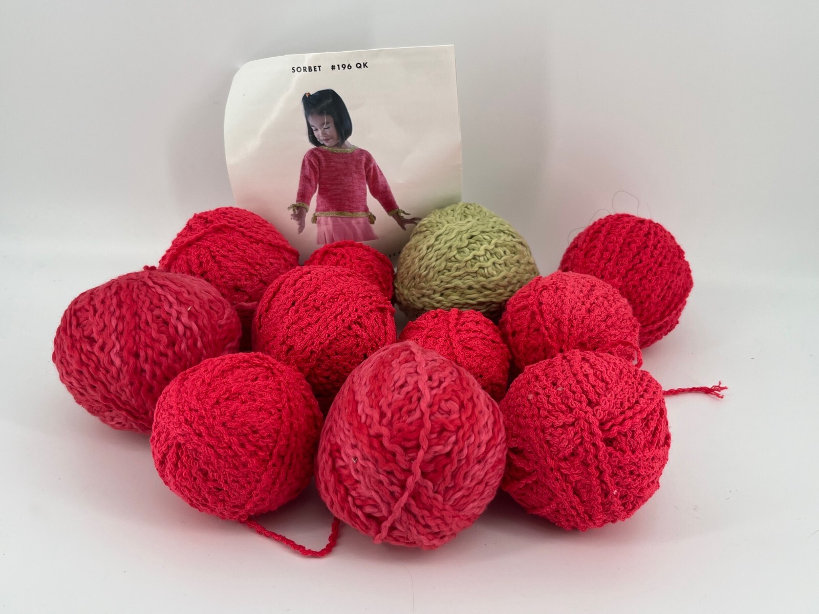 Manos del Uruguay Cotton Stria Yarn + Child’s Pullover Knitting Pattern