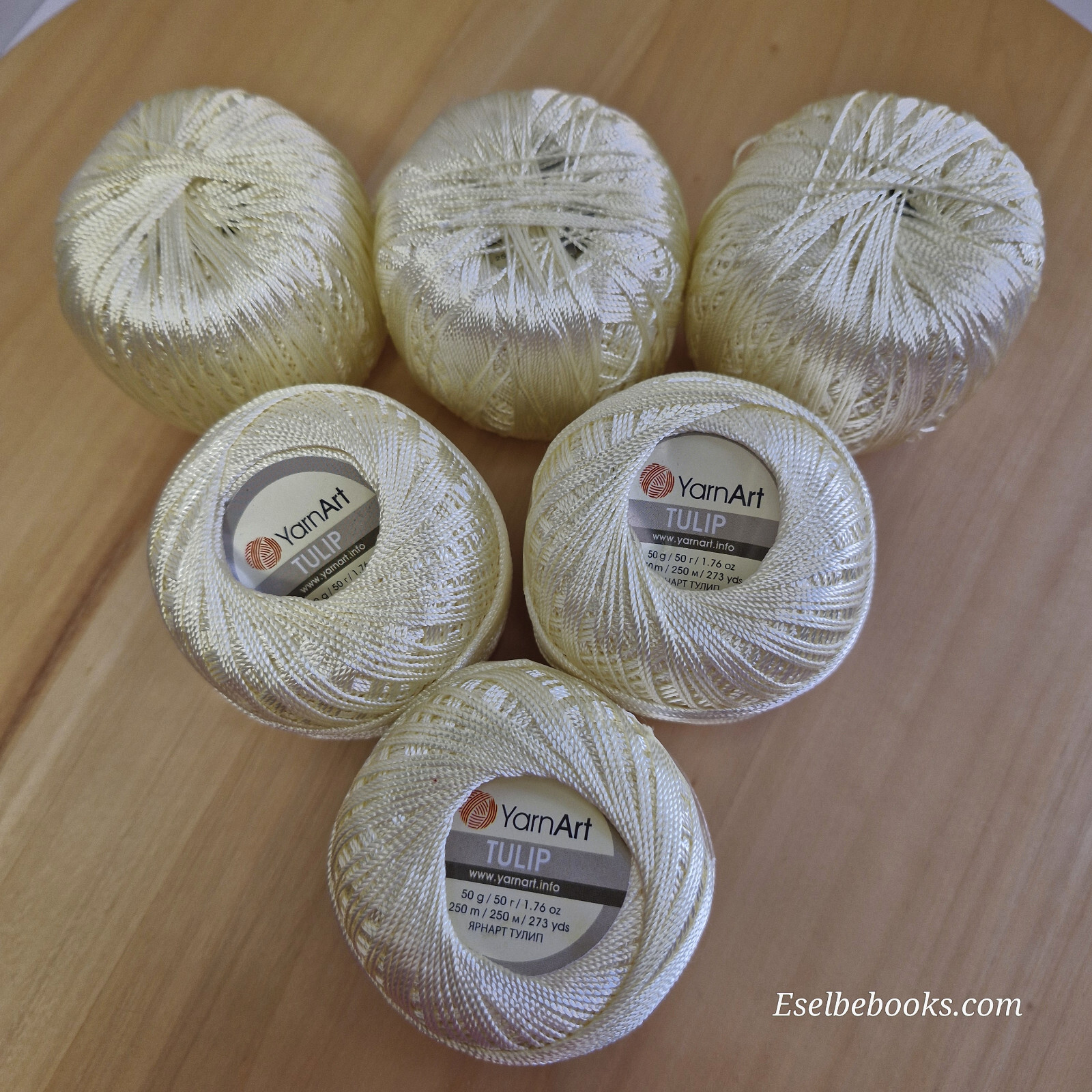 Yarnart Tulip 100% acrylic yarn – lemon colour – (C48)